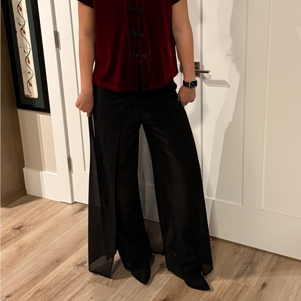 Joseph Ribkoff Black Wide-Leg Pants